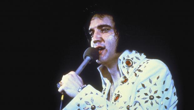 Elvis Presley, en concierto, en 1973