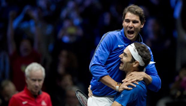 Federer y Nadal en la Laver Cup 2017