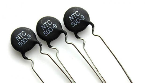 Componentes electrónicos tipo termistor