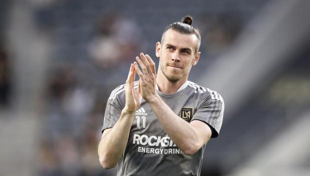 Bale con su nuevo equipo, Los Ángeles Galaxy