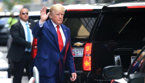 Donald Trump, expresidente de los Estados Unidos, en Nueva York