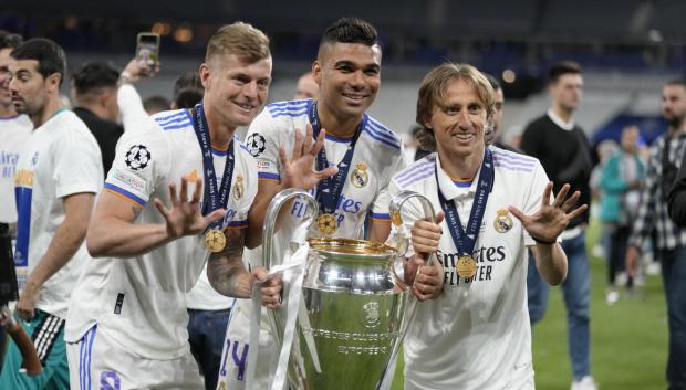 Kroos, Casemiro y Modric han formado una medular histórica en el Real Madrid