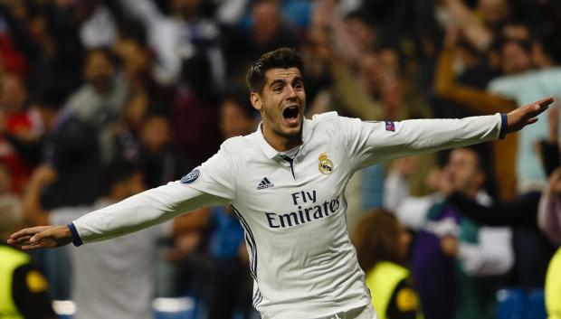 Álvaro Morata es uno de los cuatro jugadores actuales del Atlético que son canteranos del Real Madrid