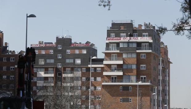 Pisos en construcción en Madrid