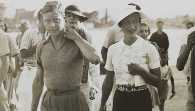 Eduardo VIII y Wallis Simpson en sus vacaciones en el Mediterráneo, 1936