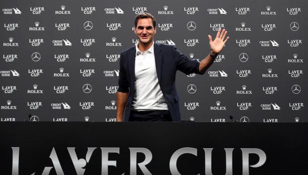 Roger Federer, en la rueda de prensa de este miércoles en Londres