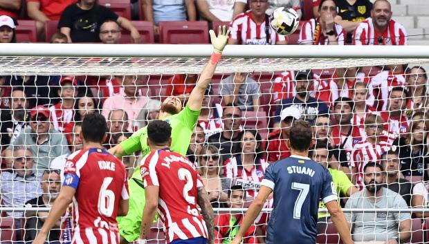 Oblak salvó al Atlético de Madrid de la derrota ante el Girona