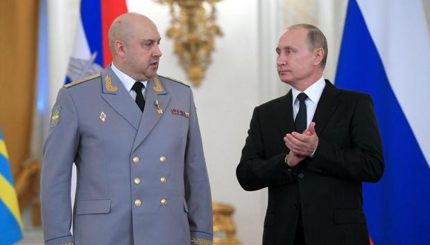 General Sergei Surovikin y Putin