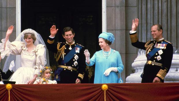 Imagen de la boda de Carlos de Inglaterra con Diana de Gales