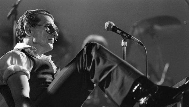 Jerry Lee Lewis, durante un concierto