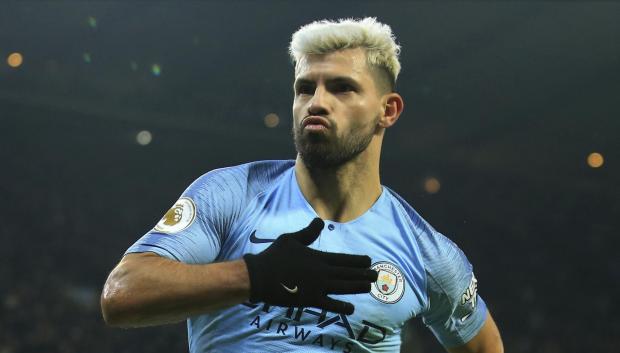 El 'Kun' Agüero en su etapa en el Manchester City en una imagen de archivo