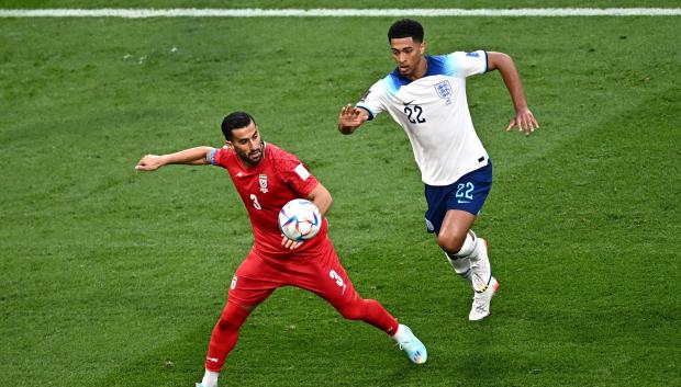 Jude Bellingham en el Inglaterra-Irán