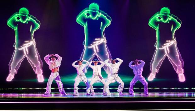 Un momento de la actuación de Daniel Higes en Eurovisión Junior 2022