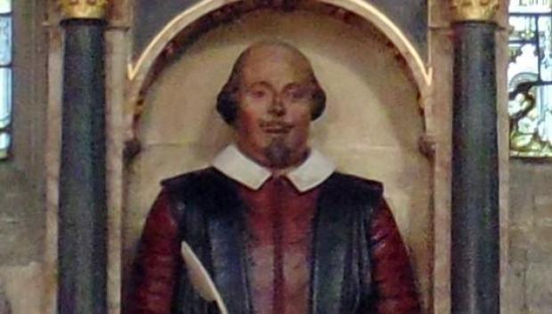 Busto de Shakespeare en Stratford-upon-Avon