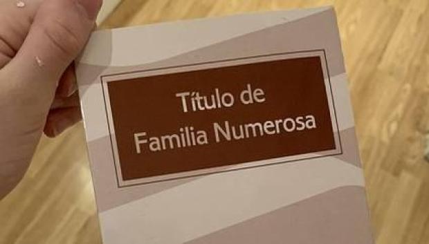 Título de Familia Numerosa
