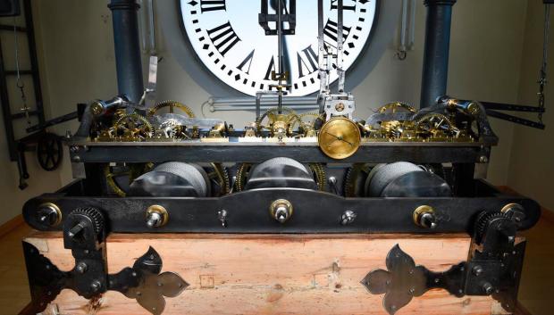 Mecanismo del reloj de la Puerta del Sol