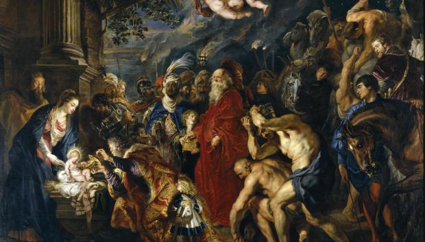 La Adoración de los Reyes Magos - Rubens