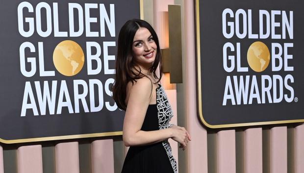 Actress Ana de Armas attending the 80th Annual Golden Globe Awards in Beverly Hills, California, U.S., January 10, 2023.