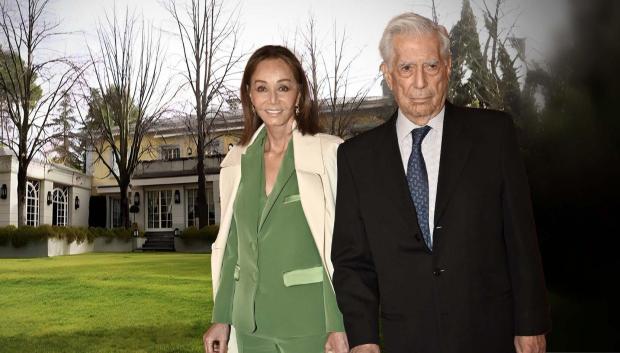 Isabel Preysler y Vargas Llosa, en la casa de Puerta de Hierro