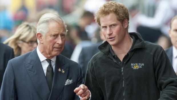 Mandatory Credit: Photo by David Parker/ANL/Shutterstock (5084946a)
Prince Harry With Prince Charles And Prince William At The Lee Valley Athletic Park For The Start Of The Invictus Games. 11.09.14.
Prince Harry With Prince Charles And Prince William At The Lee Valley Athletic Park For The Start Of The Invictus Games. Picture David Parker 11.09.14. 
PRINCE HARRY WITH CHARLES WILLIAM AT LEE VALLEY ATHLETIC PARK FOR START INVICTUS GAMES PICTURE DAVID PARKER 11.09.14 DISABLED PEOPLE ROYALTY SPORT Personality 30984949
