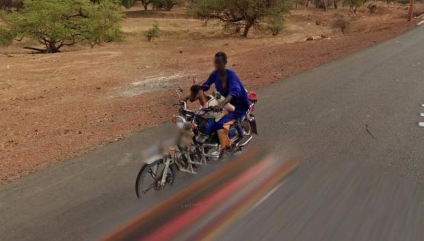 Motorista en Senegal