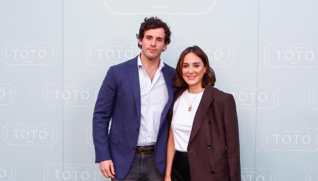 Iñigo Onieva and Tamara Falco attending inauguration of " Toto " in Madrid on Thursday, May 5, 2022.