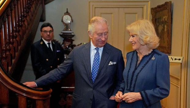King Charles III and Camilla Queen Consort attendin second anniversary of The Reading Room,  London, UK - 23 Feb 2023