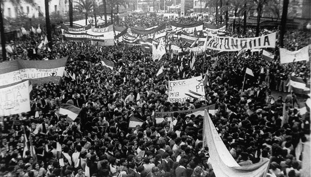 Imagen de archivo de la manifestación multitudinaria que tuvo lugar en Andalucía para reclamar el estado de autonomía.