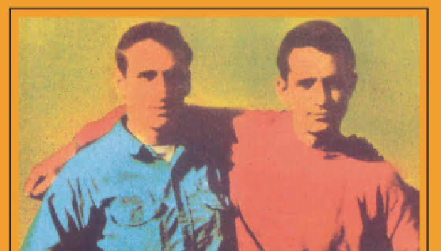 Neal Cassady y Jack Kerouac en la fotografía original de la editorial Compactos de Anagrama