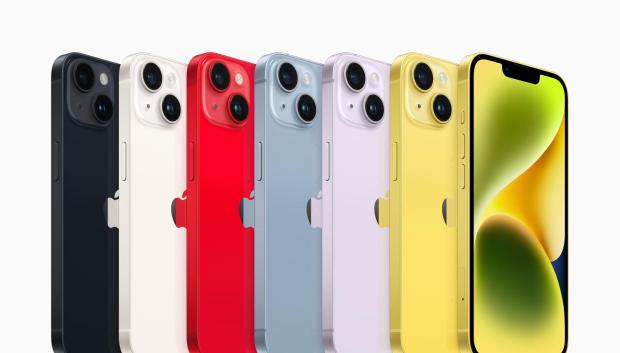 El iPhone 14 suma el color amarillo a su gama