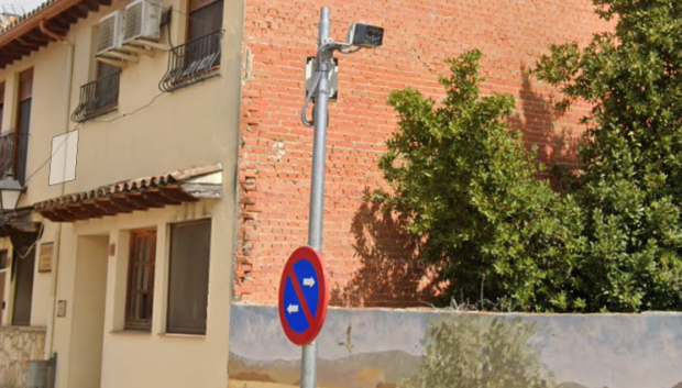 Cámara privada instalada en Torremocha del Jarama. Decenas de multas a diario