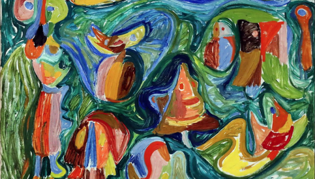 'Midsummer Games', de Asger Jorn, 1945. Museo de Arte Moderno de Dinamarca