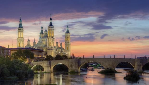 Vista de la Basílica de Nuestra Señora del Pilar