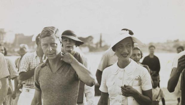 Eduardo VIII y Wallis Simpson en sus vacaciones en 1936