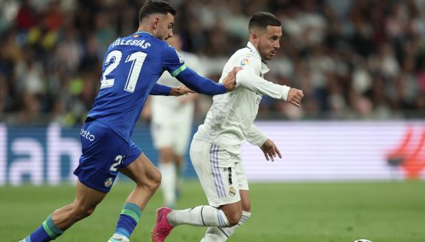 Hazard jugó un partido con el Real Madrid, toda una novedad