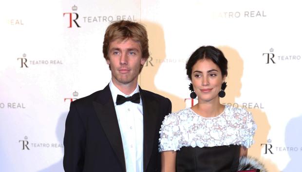 Alessandra " Sassa " of Osma and Christian of Hannover at photocall of ì El Cascanueces ì play during Gala Teatro Real 2018 in Madrid on Tueday , 06 November 2018