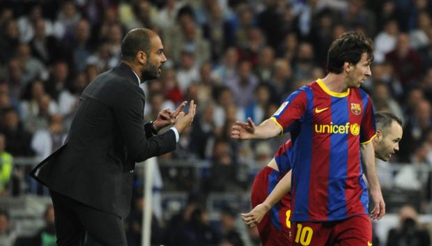 Pep Guardiola no ha ganado ni una sola Champions sin Leo Messi en su equipo