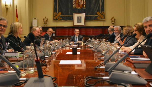 Los vocales del Consejo General del Poder Judicial reunidos en el Pleno extraordinario de 20 de diciembre de 2022