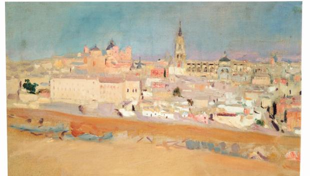 Joaquín Sorolla, "Vista de Toledo", 1912