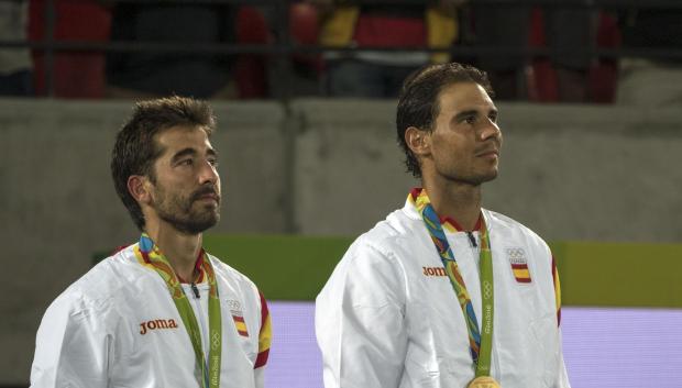 Rafa Nadal ganó la medalla de oro en dobles con Marc López