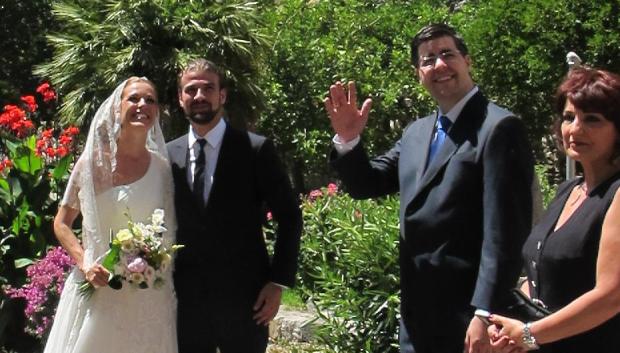 Una imagen de la boda de Raquel Sánchez Silva y Mario Biondo