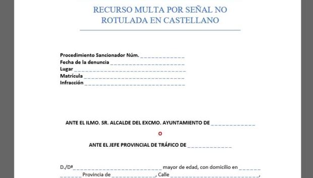 Los recursos pasan siempre por el agente que puso la multa