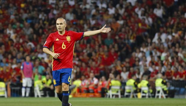Andrés Iniesta, en su época como jugador de la selección
