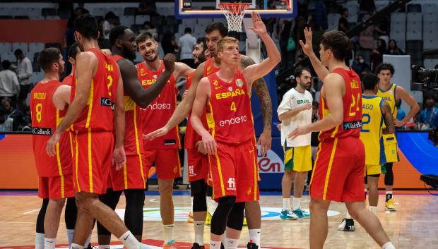 El equipo español de baloncesto en este Mundial