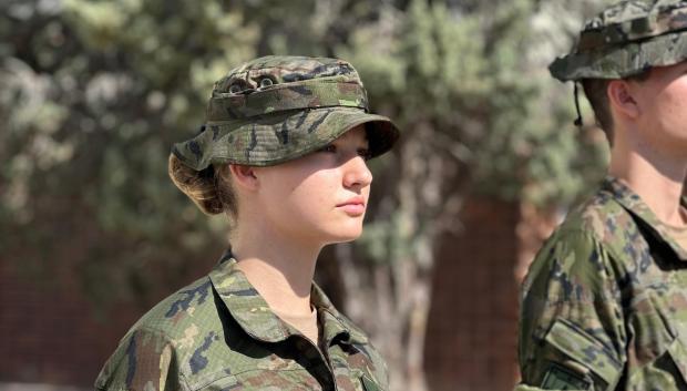 La Princesa de Asturias, Leonor de Borbón en su primer día en la Academia General del Ejército