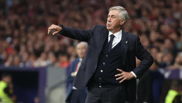 Carlo Ancelotti sale muy tocado de la derrota en el derbi madrileño