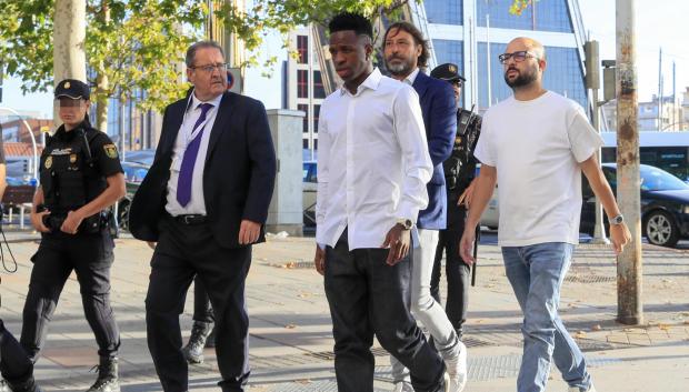 Vinicius ha declarado este jueves por videoconferencia por el caso de racismo que sufrió en Valencia