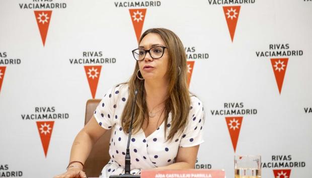 La alcaldesa de Rivas Vaciamadrid,  Aída Castillejo
