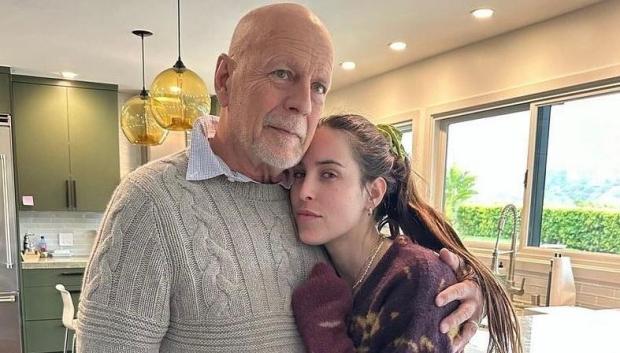 Bruce Willis, junto a su hija Scout Larue