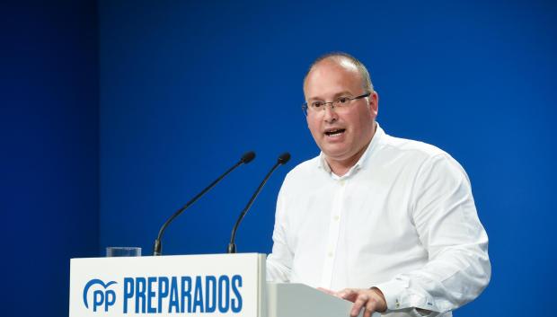 El vicesecretario de Organización del PP, Miguel Tellado